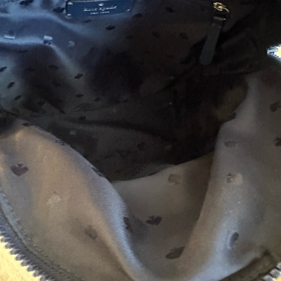 Kate Spade Pink and Black Striped Backpack - Picture 7 of 16